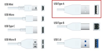 Вилка USB A 2.0 BLACK PLUG для кабеля, 2 шт.