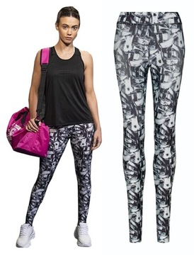 Sportowe LEGGINSY FITNESS GYM crossfit JOGA M/38