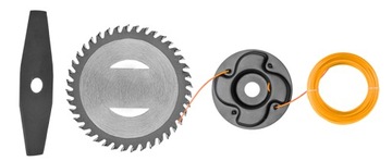 МОЩНАЯ АККУМУЛЯТОРНАЯ ТРИММЕР-КОСИЛКА С ЗАРЯДНЫМ УСТРОЙСТВОМ НА 2 АККУМУЛЯТОРА