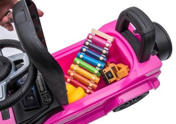 Автомобиль для езды, автомобиль с толкачом, Mercedes Benz, класс фуксия