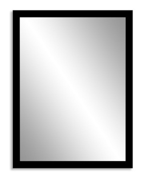 ЧЕРНОЕ ЗЕРКАЛО LOFT 70x50 ПРЯМОУГОЛЬНОЕ АЛЮМИНИЙ