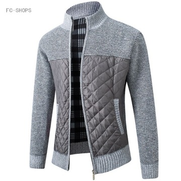Sweter GMS01 szary półgolf rozmiar M