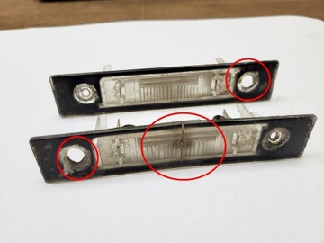 2× VOLVO V40 LAMPA TABULKY SPZ 31352526