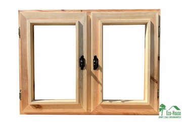 ДЕРЕВЯННЫЙ ОКОННЫЙ ПРОЕМ 70х80 см