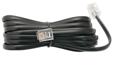Kabel Przewód telefoniczny SP4-4 4m 2x RJ11 czarny