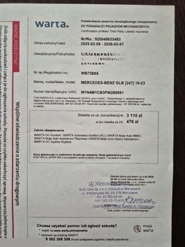 Mercedes GLB SUV 2.0 200d 150KM 2022 Mercedes-Benz GLB 200 d Edition 1 8G-DCT 150KM 2022r bezwypadkowy, zdjęcie 2