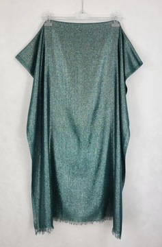 575 Элегантный ШАРФ к наряду ТУФЛИ. ЗЕЛЕНЫЙ серебряный