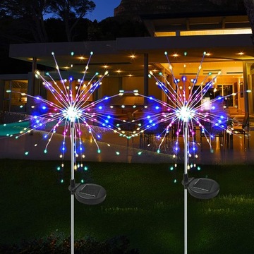 2 ШТ. СОЛНЕЧНАЯ ЛАМПА ДЛЯ УКРАШЕНИЯ САДА ДАНДУЛЯРЫ ЛАМПА 150 LED