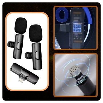 ПОРТАТИВНЫЙ МИНИ-МИКРОФОН С ПОДКЛЮЧЕНИЕМ НА ОДЕЖДУ ПОДКАСТ ИНТЕРВЬЮ USB C