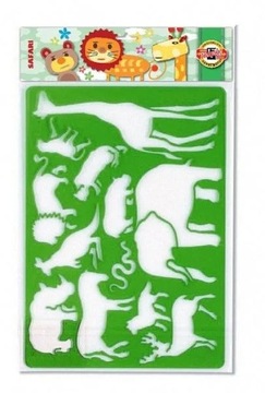 ШАБЛОН раскраски для детей САФАРИ