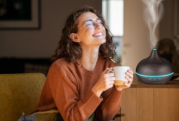 Ультразвуковой увлажнитель-диффузор ONION тёмный для ароматерапии