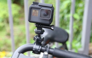 Держатель 1/4 с головкой на 360 градусов для велосипедного руля GoPro