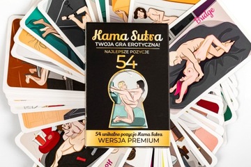 Gra erotyczna Karty z pozycjami Kama Sutra Premium