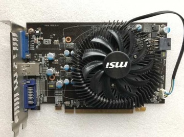 KARTA GRAFICZNA MSI RADEON HD6770 PCIE 1GB GDDR5 DVI/HDMI - UŻYWANA SPRAWNA