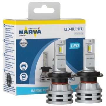 Мощные светодиодные лампы H7 NARVA 12V 24V CANBUS Retrofit + W5W LED