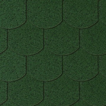 MATIZOL Битумная черепица Карп ЗЕЛЕНАЯ 3,85 м2