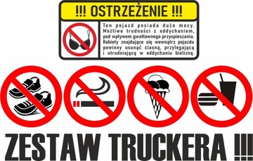 NAKLEJKI, zestaw truckera, nowość !!!