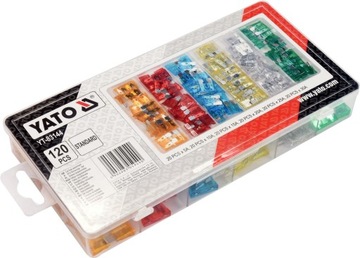 Zestawy bezpieczników standard 120sztYATO YT-83144