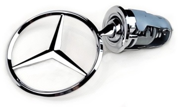 C123 W124 GWIAZDA W GRILL EMBLEMAT CHROM METAL