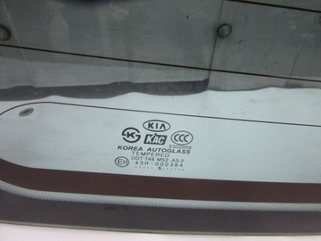 KIA SPORTAGE II 2005 SKLO (OKNO) ZADNÍ Z KRYT