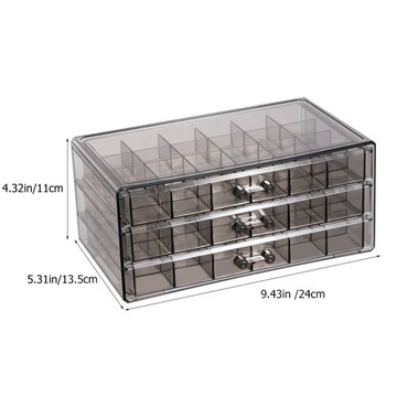 Пластиковые серьги Прозрачные