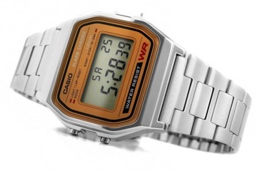 Zegarek Casio elektroniczny LCD unisex VINTAGE A168WA -8AYES