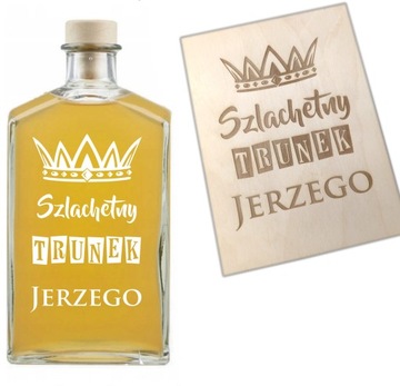 Karafka na brandy whisky w PUDEŁKU !!! Z GRAWEREM