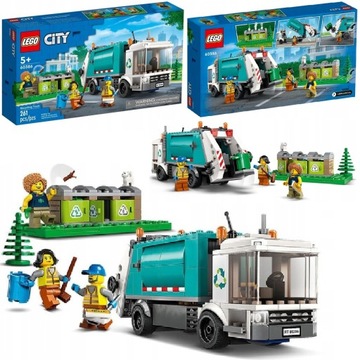 LEGO CITY 60386 CIĘŻARÓWKA RECYKLINGOWA PREZENT