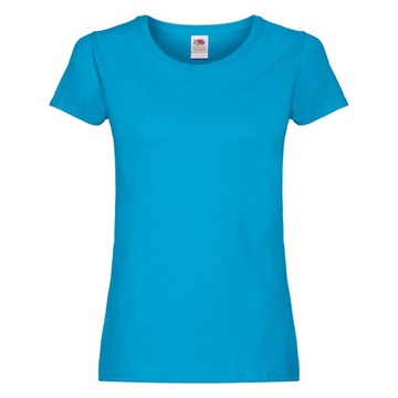 FRUIT OF THE LOOM T-SHIRT ORIGINAL AZURE XL