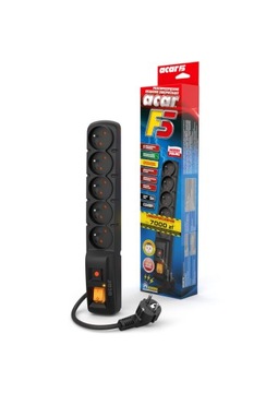 Удлинитель удлинителя 5 розеток Acar F5 5м