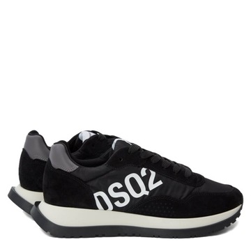 DSQUARED2 - Czarne męskie sneakersy RUNNING r 44