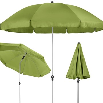 PARASOL OGRODOWY na balkon DUŻY składany do ogrodu Doppler 200cm Green