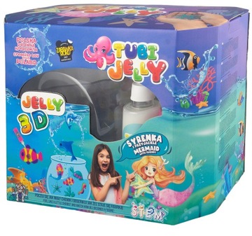 TUBI JELLY 8 KOL DUŻE AKWARIUM SYRENKA ŻELE MASA