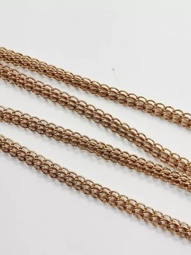 PIĘKNY ZŁOTY ŁAŃCUSZEK GARIBALDI 586 16,81G R54