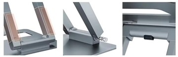 Регулируемая алюминиевая подставка TOUNEE для ноутбука MacBook iPad (LS07)