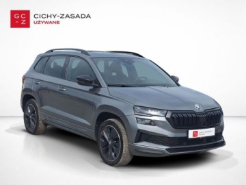 Skoda Karoq Crossover Facelifting 1.5 TSI ACT 150KM 2025 Skoda Karoq Sportline, szklany dach, hak, Grzana przednia szyba, PL salon,, zdjęcie 22