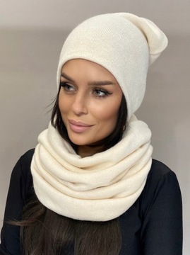 ЖЕНСКИЙ КОМПЛЕКТ ШАПКА-БИНИ ЮБКА ДЛЯ ГОЛЬФ-ТРУБА БОЛЬШОЙ ЗИМНИЙ ТЕПЛЫЙ КОМПЛЕКТ 2468