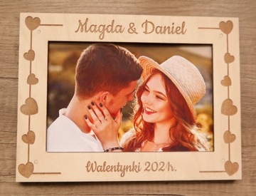 Ramka Prezent na WALENTYNKI Rocznicę Ślubu