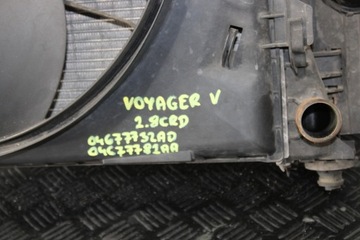 CHLADIČE VENTILÁTOR VOYAGER V 5 04677732AD 04677782AA