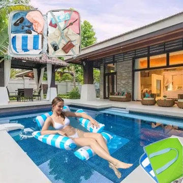 ЛЕТНИЙ НАДУВНОЙ ПЛЯЖНЫЙ МАТРАС ВОДНАЯ КРОВАТЬ СТУЛ ДЛЯ ПЛАВАНИЯ