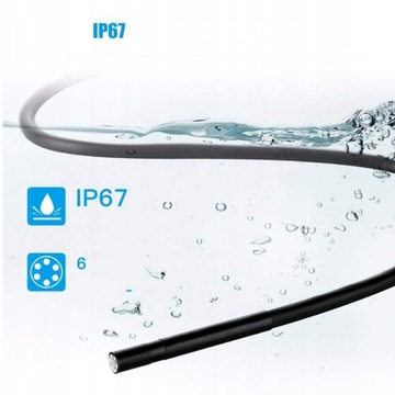 ЭНДОСКОПНАЯ КАМЕРА ДЛЯ ОСМОТРА 10M 6LED WI-FI FULL HD