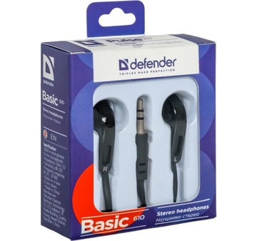 Słuchawki przewodowe douszne DEFENDER Basic 610