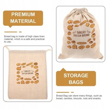 Льняной мешок для хлеба Мешки для хлеба
