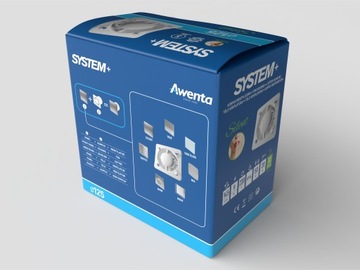 Корпус вентилятора с таймером System+ KWS Silent 125T