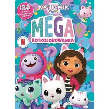 Koci Domek Gabi Kotolorowanka kolorowanka 128 stron