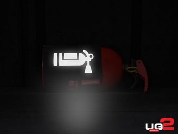 Автомобильный огнетушитель + держатель на липучке UG2 REFLECTIVE