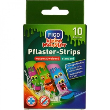 Plastry opatrunkowe dla dzieci FIGO 10szt Germany