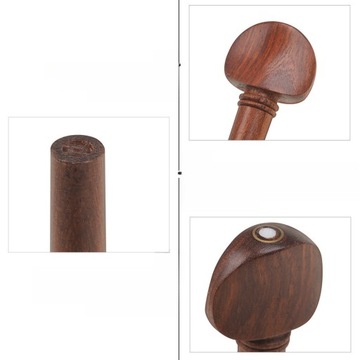 KOŁKI DO STROJENIA Z HEBANU TUNERY BASOWE TRWAŁE OUD CZĘŚCI INSTRUMENTU SOLIDNE