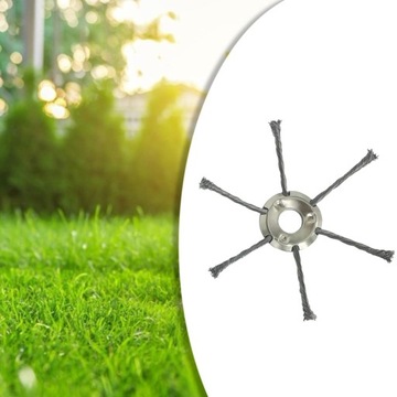 Проволочная головка Weed Eater, дисковая щетка, головка триммера, стальная проволока, 6 лезвий, 7 дюймов