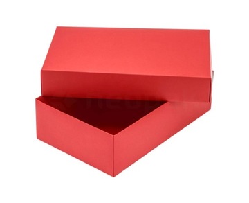 Pudełko Ozdobne Prezentowe 255x160x75mm Czerwone L